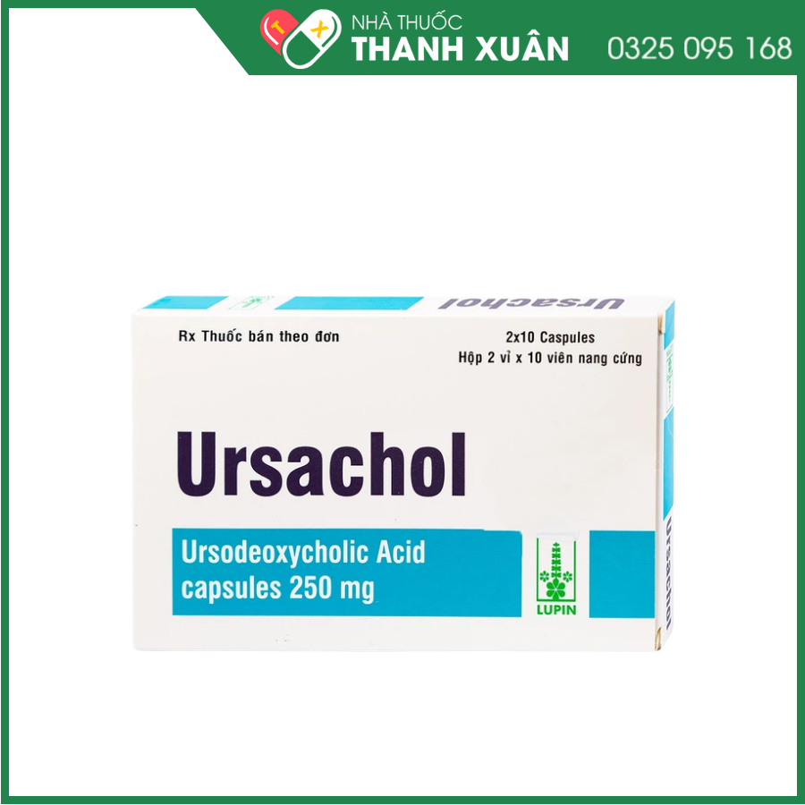 Ursachol 250mg trị xơ gan mật nguyên phát
